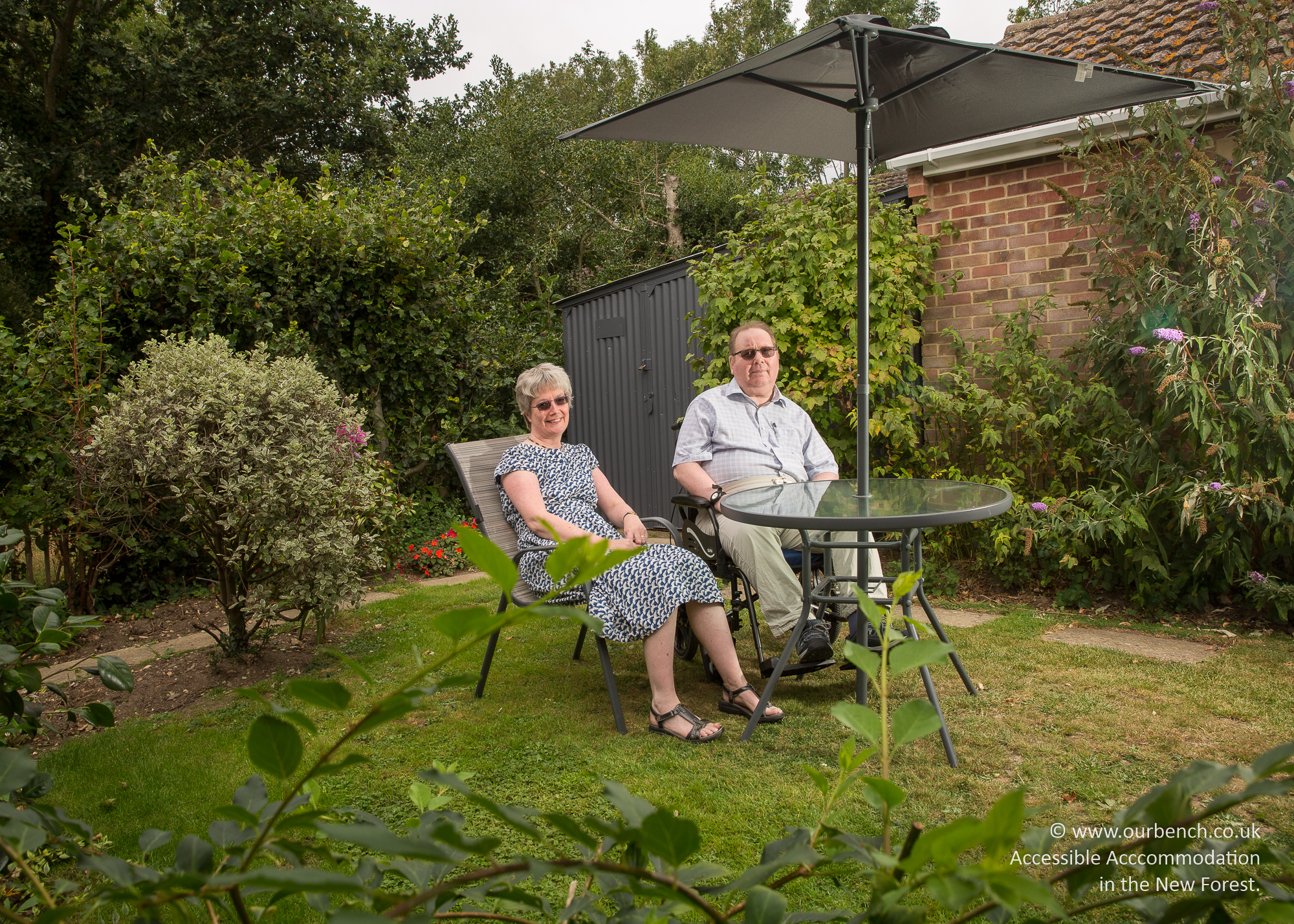 Perfect for two, Little Bench in the garden